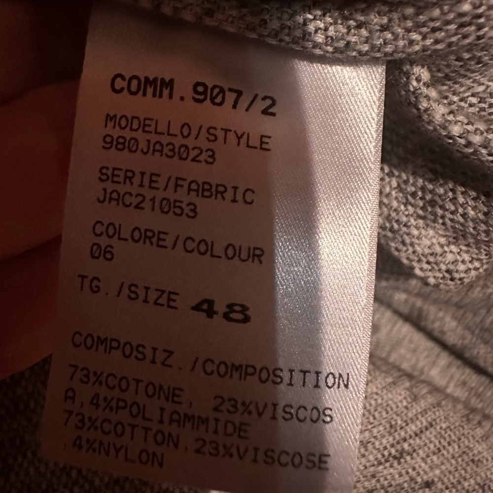 Lightweight jacket made in Italy. Bought in Italy. Slightly fitted - Picture 4 of 5